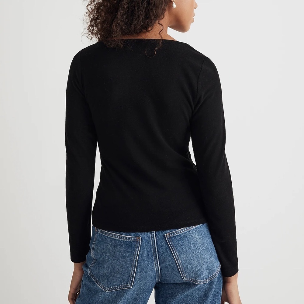 Madewell Asymmetrical Button-Front Cardigan XXS - Picture 5 of 8